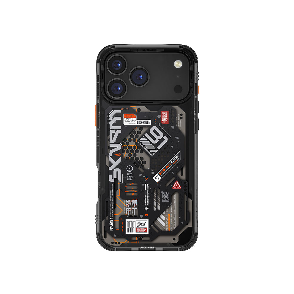 iPhone 17 Pro Max Kılıf Desenli Airbag Tasarımlı Skinarma Spectra Kılıf