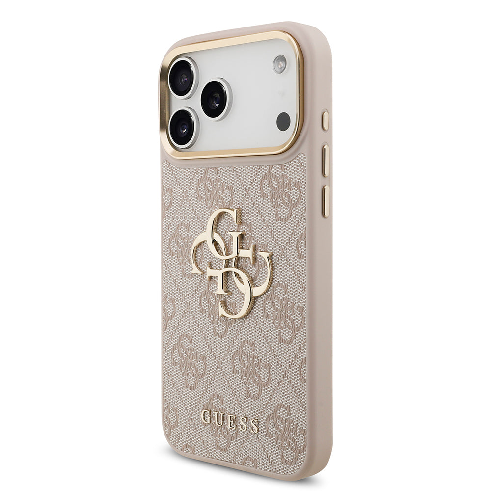 iPhone 17 Pro Max Kılıf Guess Orijinal Lisanslı 4G Büyük Metal Logolu Kalın Askılı Kılıf