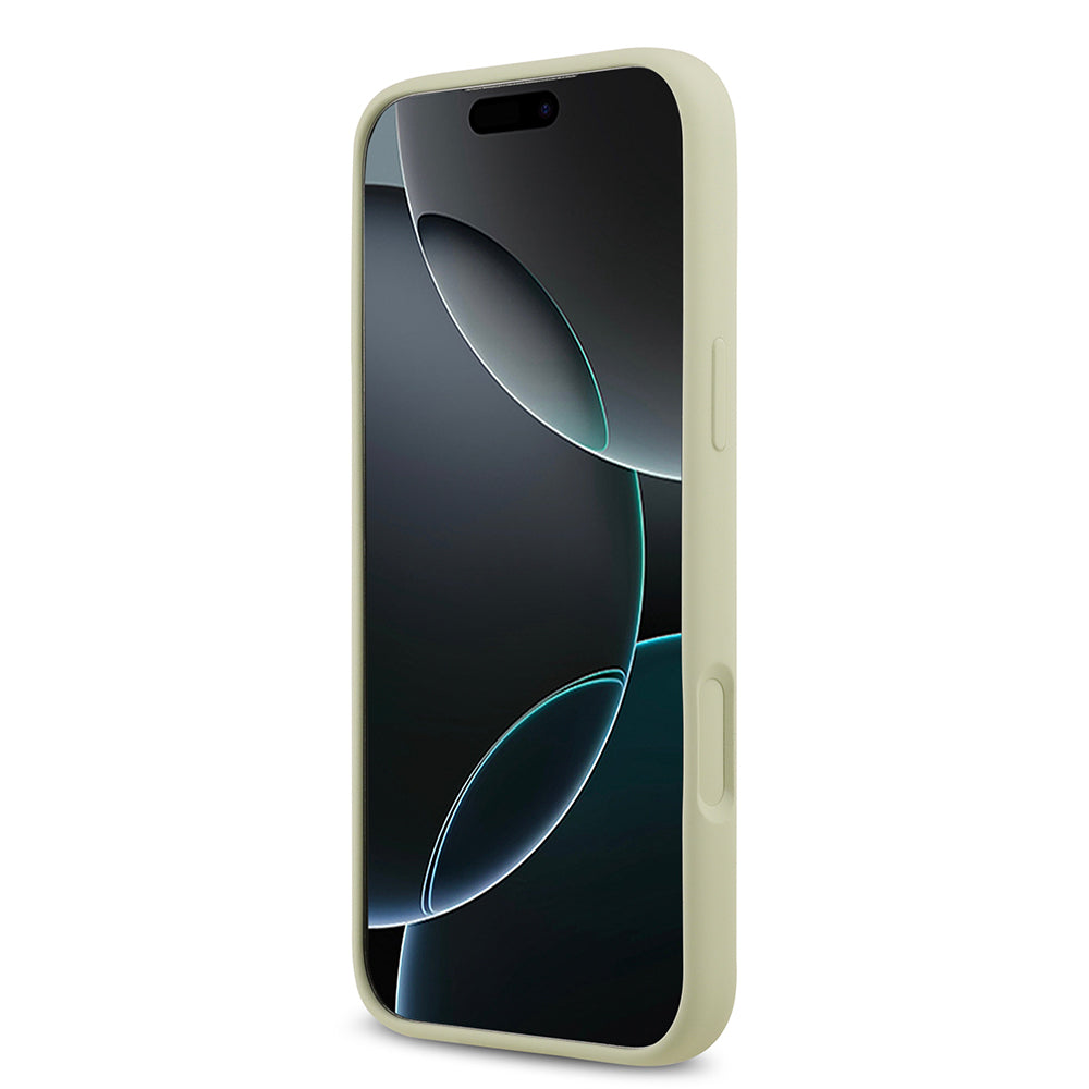 iPhone 17 Pro Max Kılıf Guess Orijinal Lisanslı Grained Yazı Logolu Kılıf