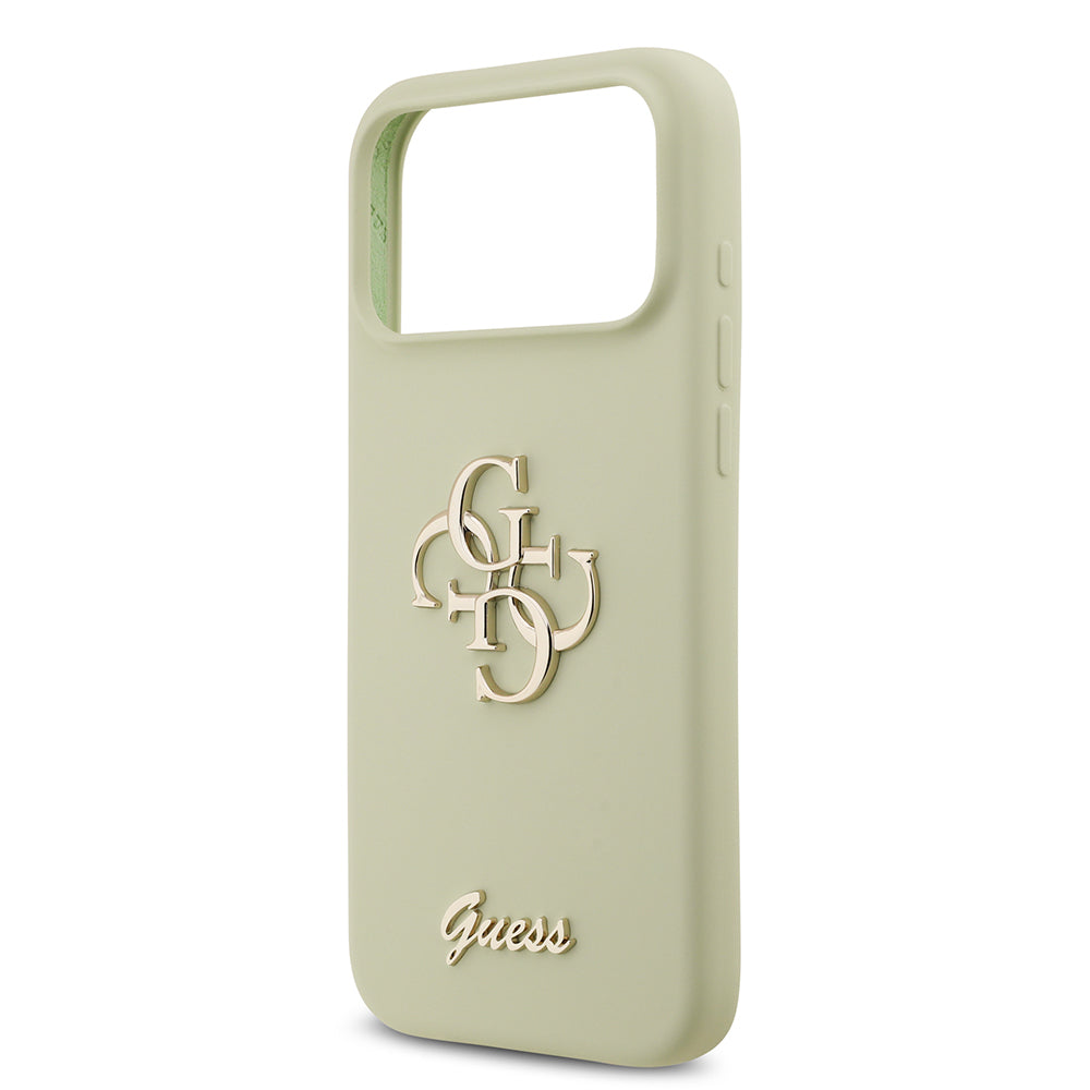 iPhone 17 Pro Max Kılıf Guess Orijinal Lisanslı Grained Yazı Logolu Kılıf