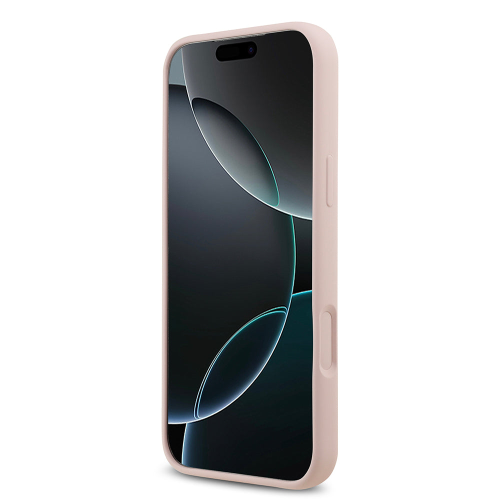 iPhone 17 Pro Max Kılıf Guess Orijinal Lisanslı Grained Yazı Logolu Kılıf