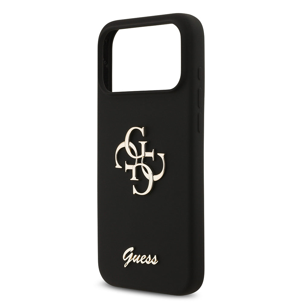iPhone 17 Pro Max Kılıf Guess Orijinal Lisanslı Grained Yazı Logolu Kılıf