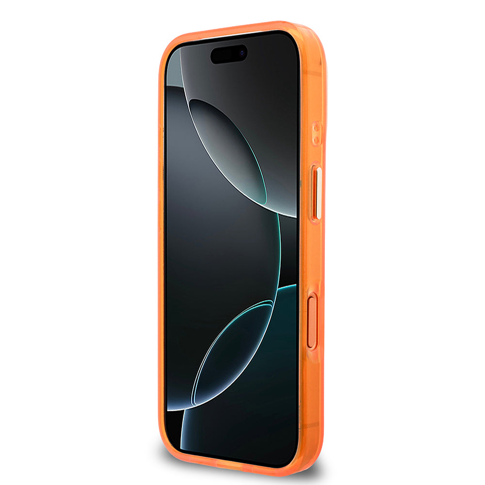 iPhone 17 Pro Max Kılıf Guess Orijinal Lisanslı Yazı ve 4G Büyük Metal Logolu Silikon Kılıf