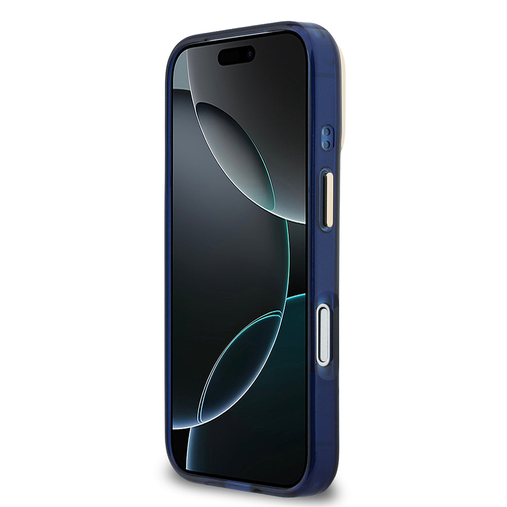 iPhone 17 Pro Max Kılıf Guess Orijinal Lisanslı Yazı ve 4G Büyük Metal Logolu Silikon Kılıf