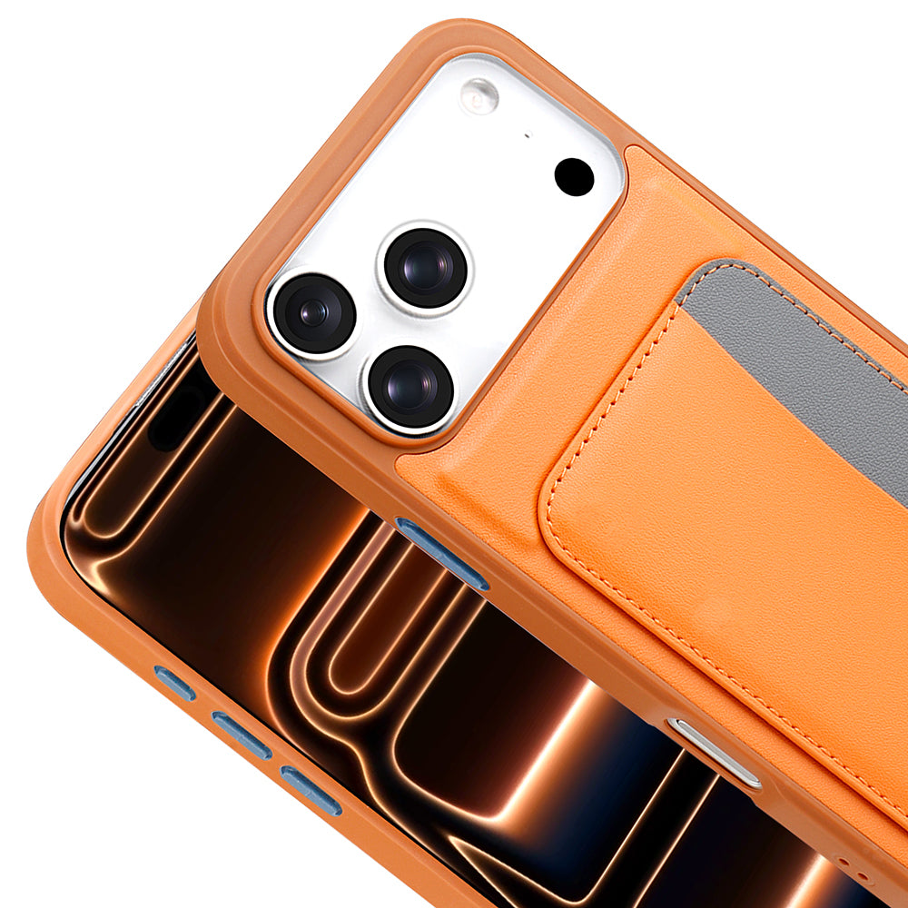 iPhone 17 Pro Max Kılıf Kartlıklı Zore X-Kart Silikon Kılıf