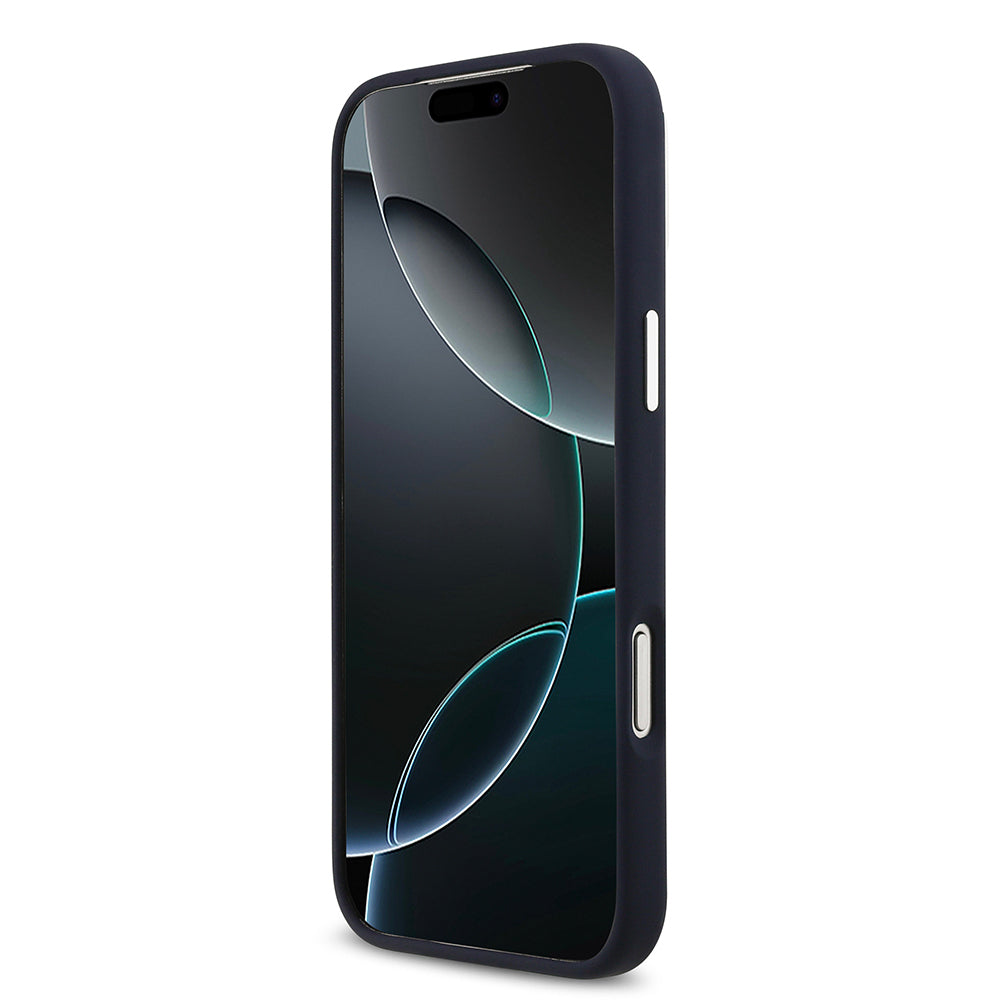 iPhone 17 Pro Max Kılıf Lacoste Orijinal Lisanslı M-safe Şarj Özellikli İkonik Logolu Metal Kamera Çerçeveli Silikon Kılıf