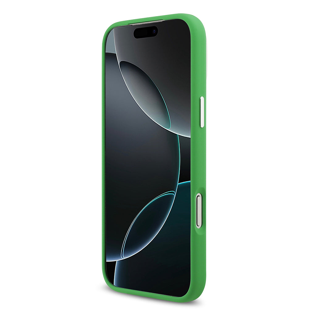 iPhone 17 Pro Max Kılıf Lacoste Orijinal Lisanslı M-safe Şarj Özellikli İkonik Logolu Metal Kamera Çerçeveli Silikon Kılıf