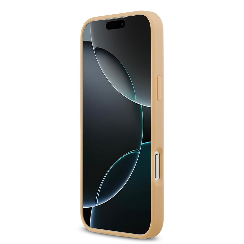 iPhone 17 Pro Max Kılıf Lacoste Orijinal Lisanslı M-safe Şarj Özellikli PU Deri Tasarımlı Karışık Monogram Desenli Kılıf