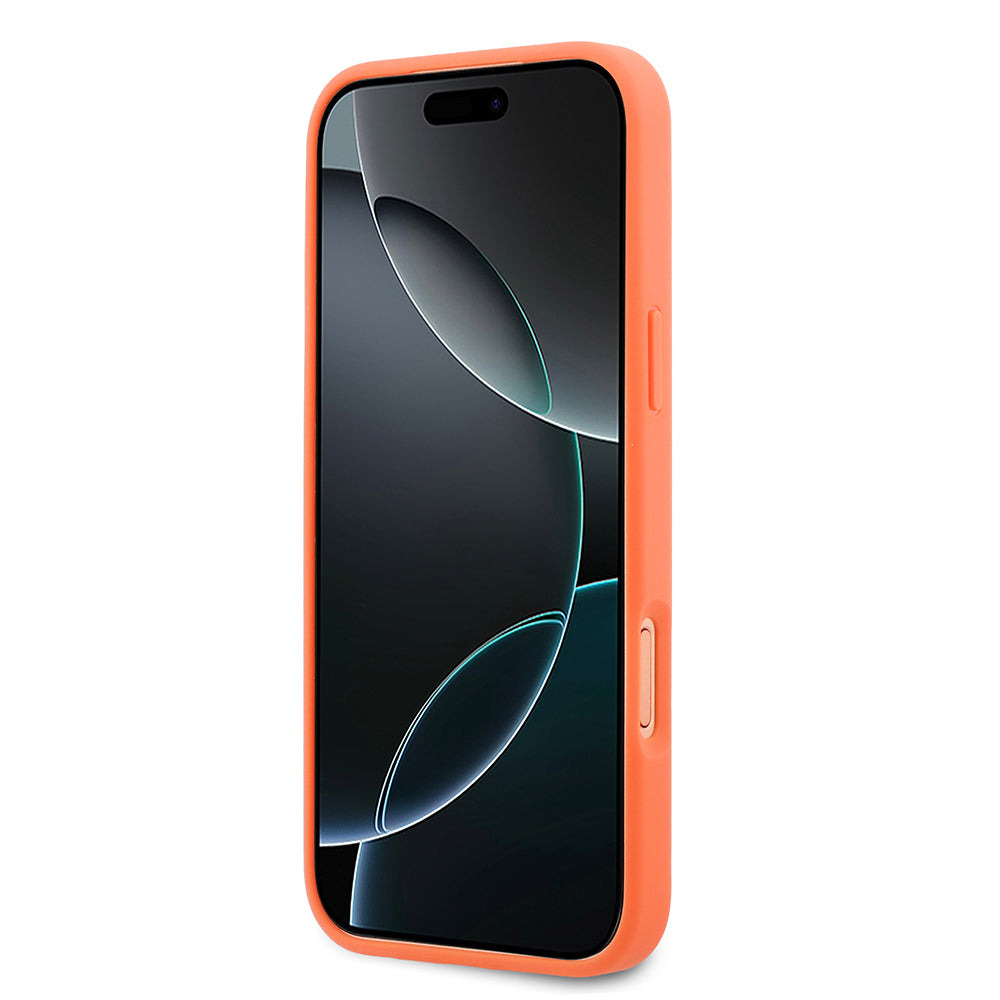 iPhone 17 Pro Max Kılıf Lacoste Orijinal Lisanslı M-safe Şarj Özellikli PU Pike Desenli Metal Logolu Kılıf
