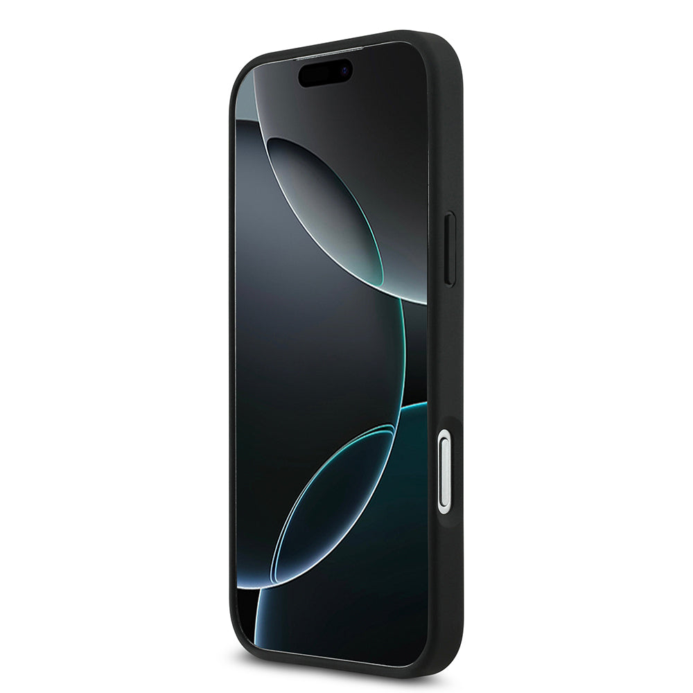 iPhone 17 Pro Max Kılıf Lacoste Orijinal Lisanslı M-safe Şarj Özellikli PU Pike Desenli Metal Logolu Kartlıklı Kılıf