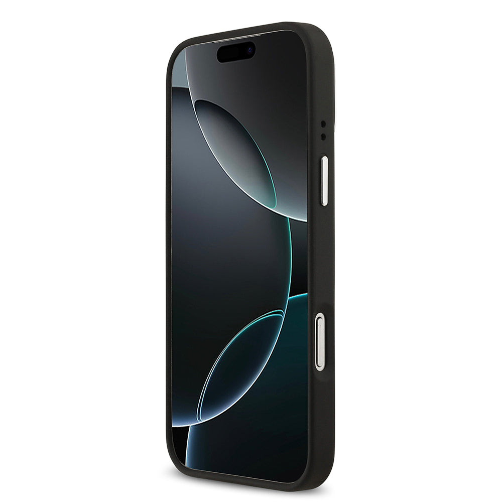 iPhone 17 Pro Max Kılıf Lacoste Orijinal Lisanslı M-safe Şarj Özellikli PU Pike Desenli Standlı Metal Logolu Kılıf