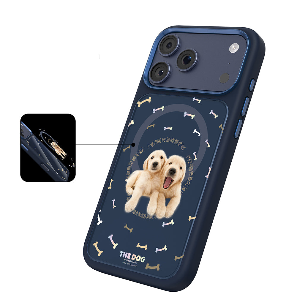 iPhone 17 Pro Max Kılıf M-safe Şarj Özellikli 3D Baskılı Tasarım Mutural The Dog Serisi Kılıf