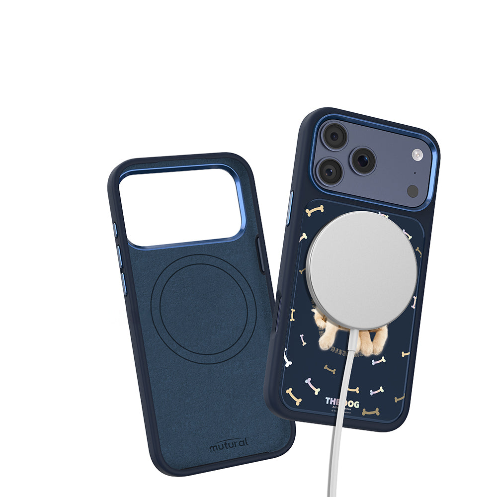 iPhone 17 Pro Max Kılıf M-safe Şarj Özellikli 3D Baskılı Tasarım Mutural The Dog Serisi Kılıf