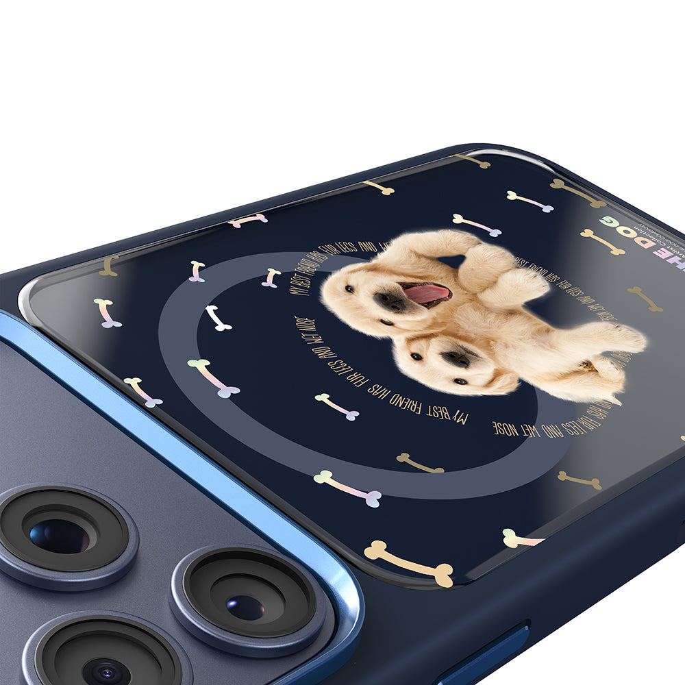 iPhone 17 Pro Max Kılıf M-safe Şarj Özellikli 3D Baskılı Tasarım Mutural The Dog Serisi Kılıf