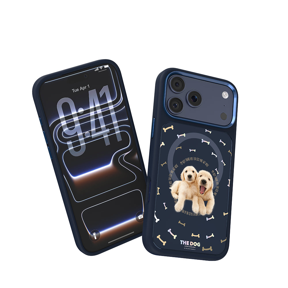 iPhone 17 Pro Max Kılıf M-safe Şarj Özellikli 3D Baskılı Tasarım Mutural The Dog Serisi Kılıf