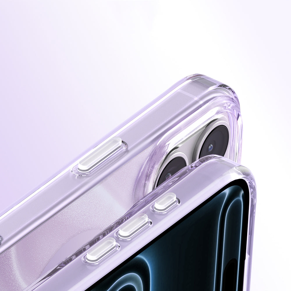 iPhone 17 Pro Max Kılıf M-Safe Şarj Özellikli Orijinal Swarovski Taşlı Zore Paris Rovix Sert PC Kılıf