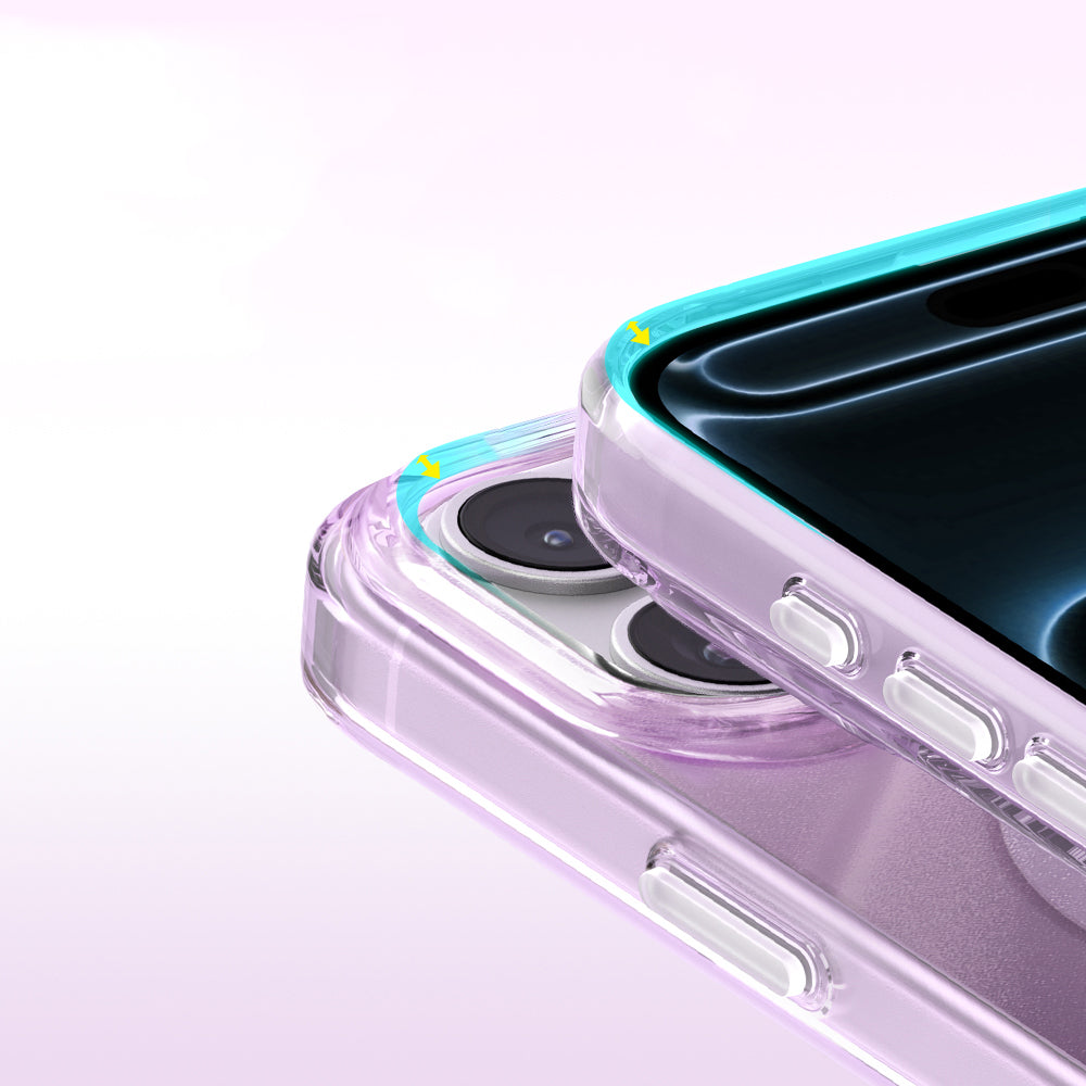 iPhone 17 Pro Max Kılıf M-Safe Şarj Özellikli Orijinal Swarovski Taşlı Zore Paris Rovix Sert PC Kılıf