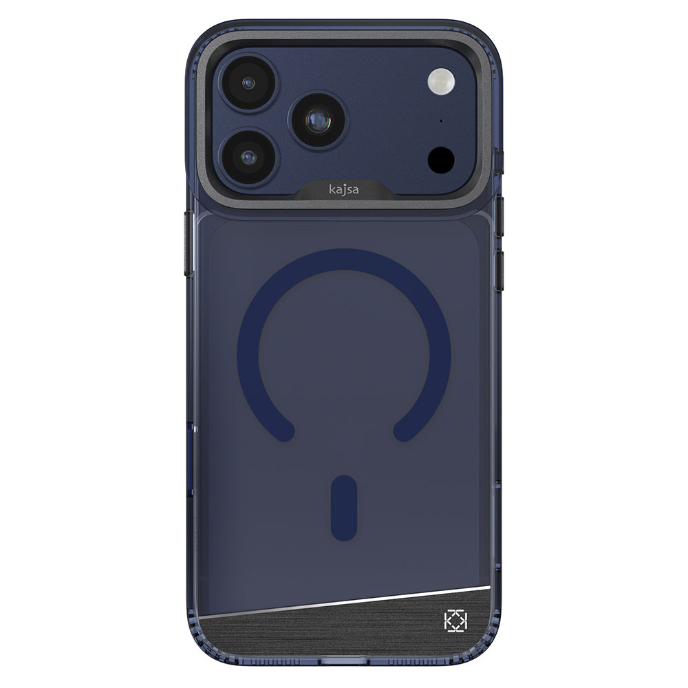 iPhone 17 Pro Max Kılıf M-safe Şarj Özellikli Airbag Tasarımlı O-Ring Şeffaf Kajsa Alüminyum Trans Shield Serisi Kılıf