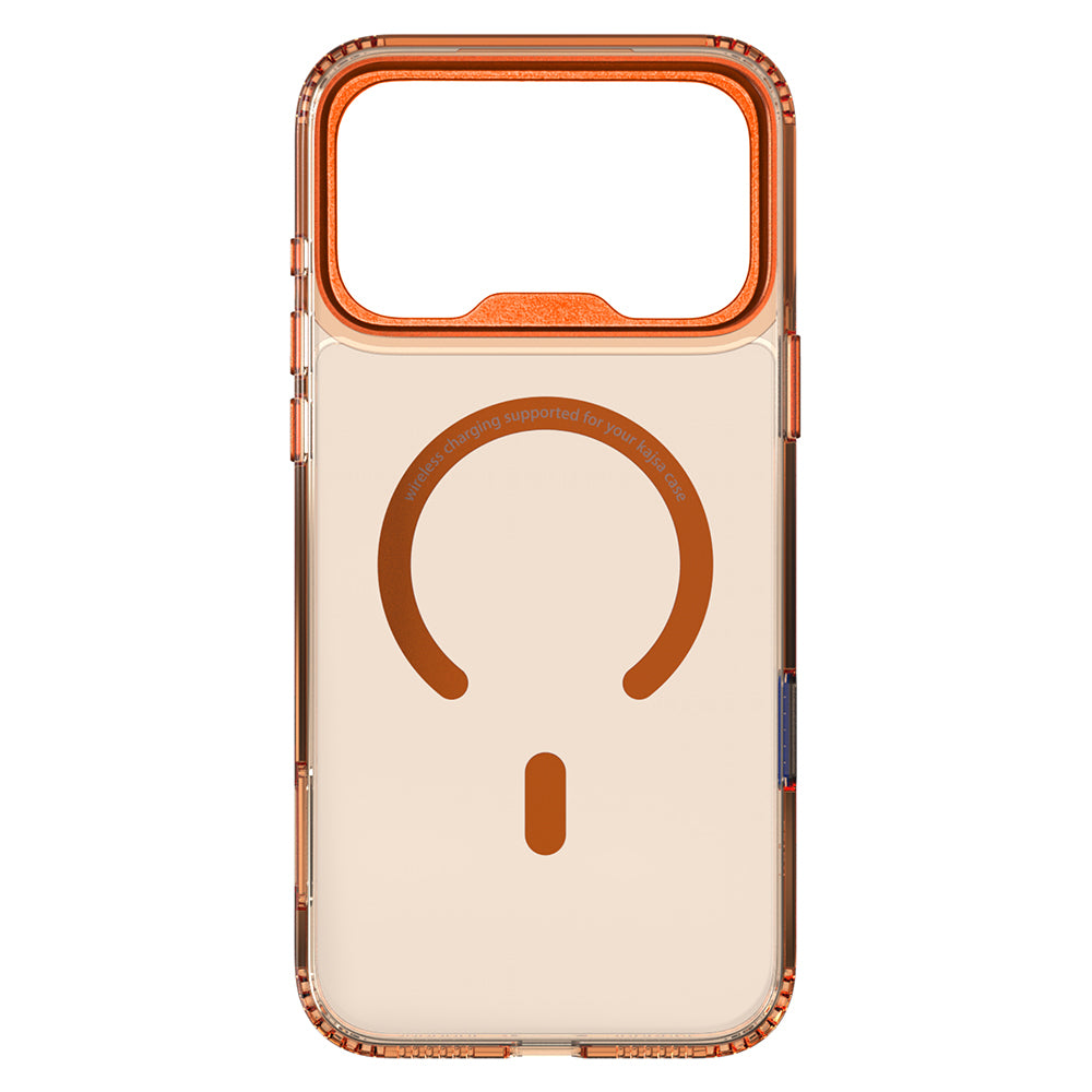 iPhone 17 Pro Max Kılıf M-safe Şarj Özellikli Airbag Tasarımlı O-Ring Şeffaf Kajsa Trans Shield Serisi Kılıf