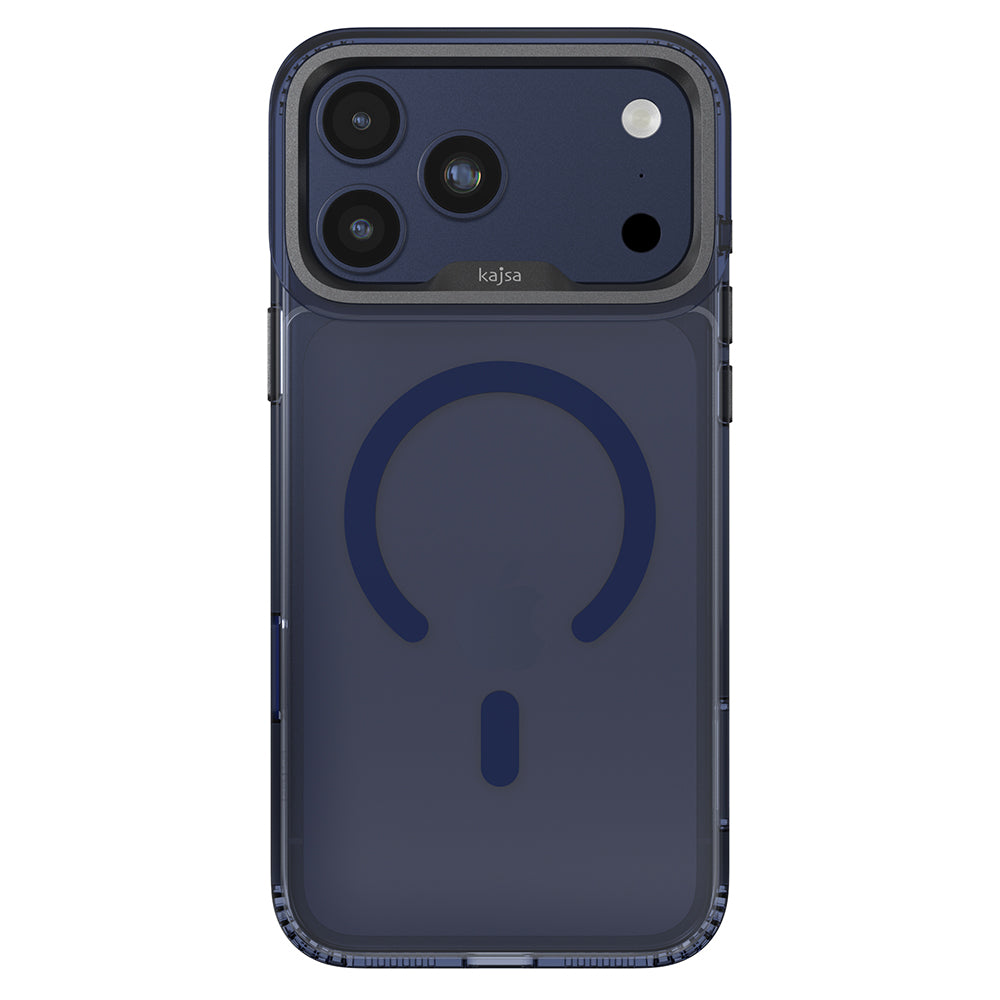 iPhone 17 Pro Max Kılıf M-safe Şarj Özellikli Airbag Tasarımlı O-Ring Şeffaf Kajsa Trans Shield Serisi Kılıf