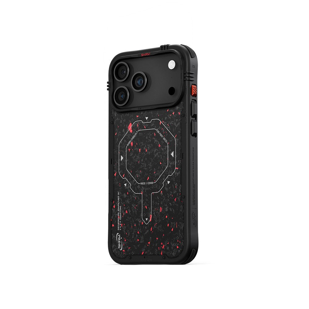 iPhone 17 Pro Max Kılıf M-safe Şarj Özellikli Airbag Tasarımlı Skinarma Vektor Kılıf