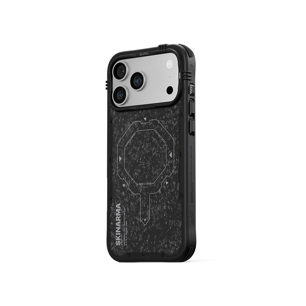 iPhone 17 Pro Max Kılıf M-safe Şarj Özellikli Airbag Tasarımlı Skinarma Vektor Kılıf