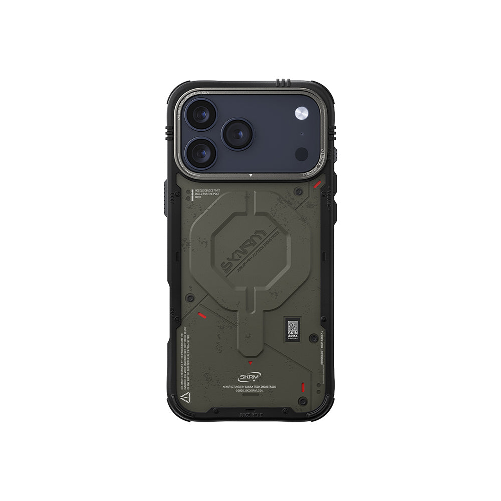 iPhone 17 Pro Max Kılıf M-Safe Şarj Özellikli Airbag Tasarımlı Skinarma Vigor Kılıf