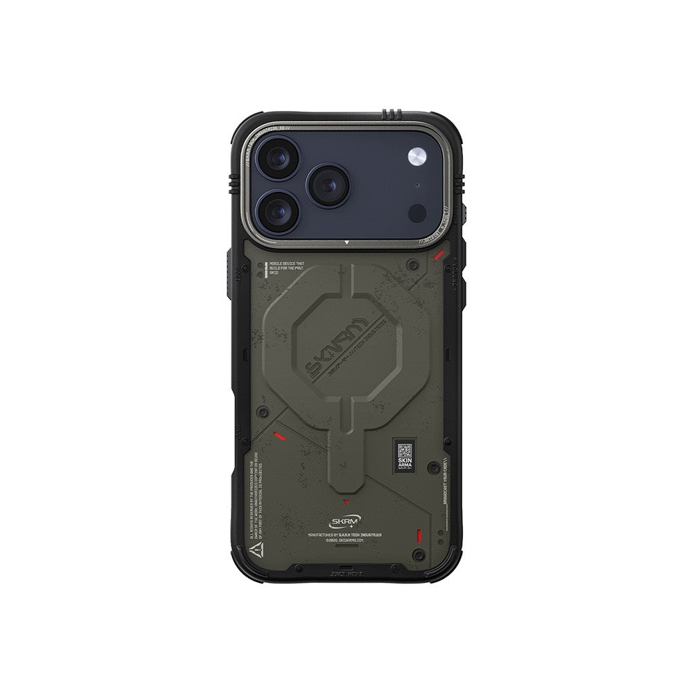 iPhone 17 Pro Max Kılıf M-Safe Şarj Özellikli Airbag Tasarımlı Skinarma Vigor Kılıf
