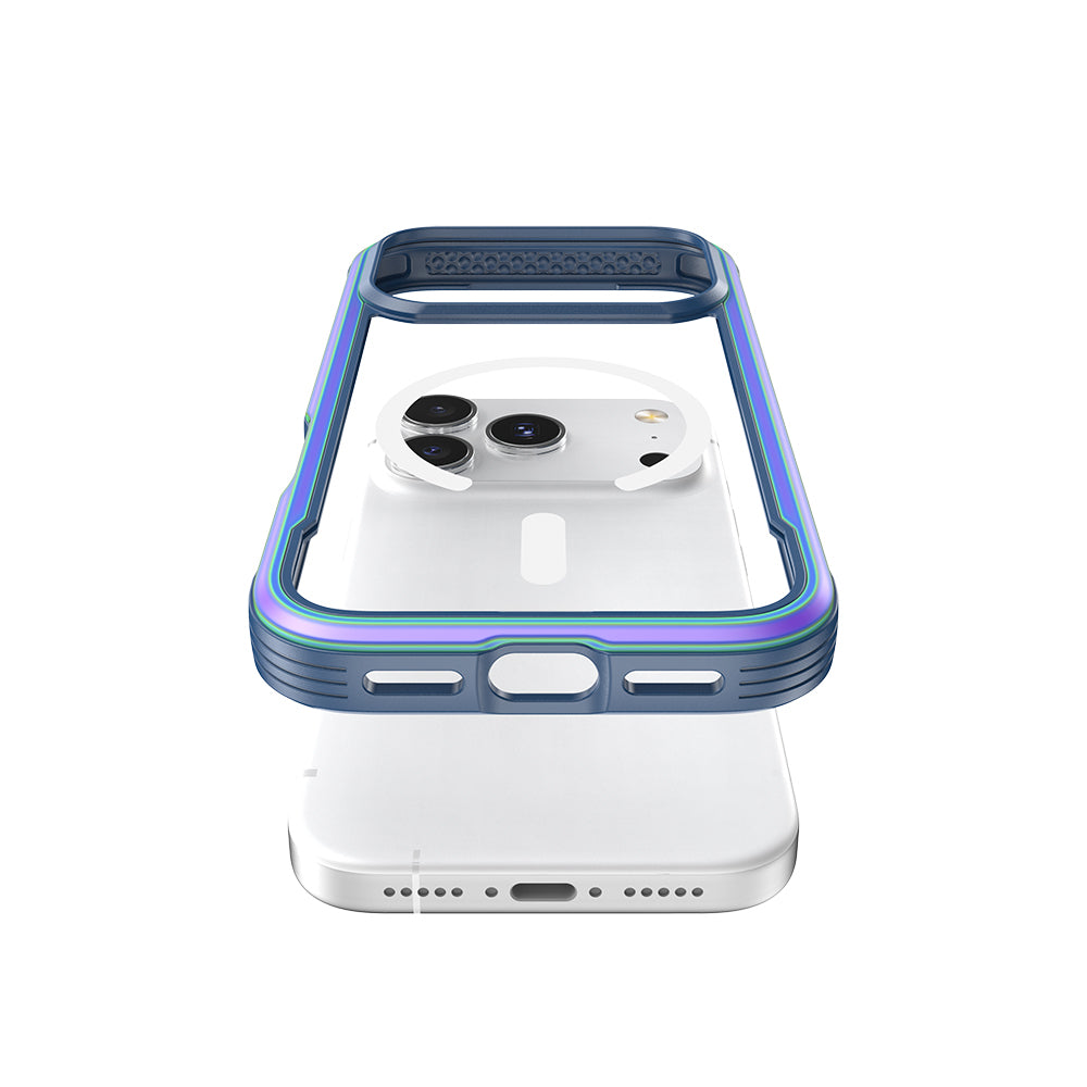 iPhone 17 Pro Max Kılıf M-safe Şarj Özellikli Airbagli Raptic Shield Serisi Şeffaf Arka Yüzey Kılıf