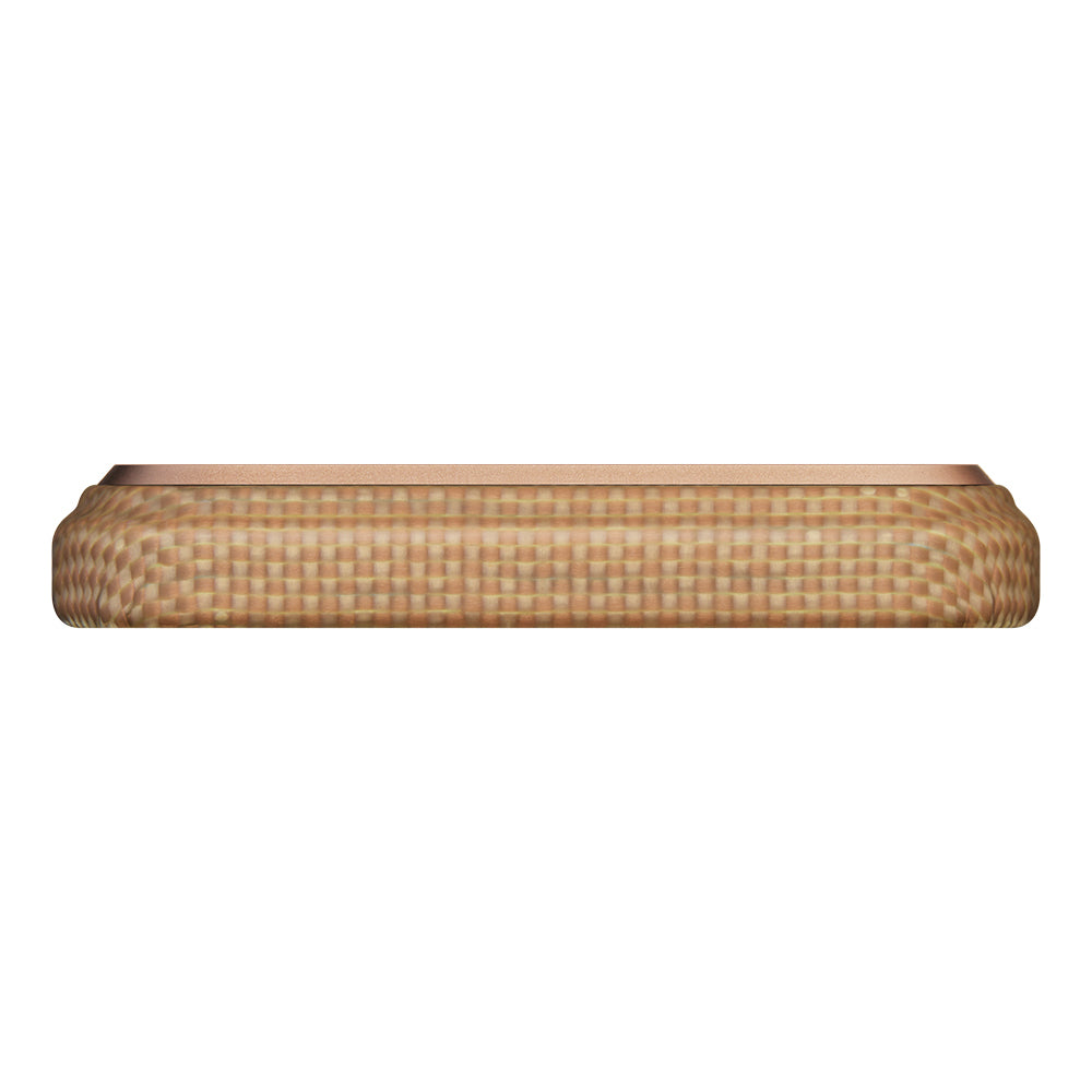 iPhone 17 Pro Max Kılıf M-safe Şarj Özellikli Aramid Karbon Fiber Pitaka Glints of Gold Ultra Slim Serisi Kılıf