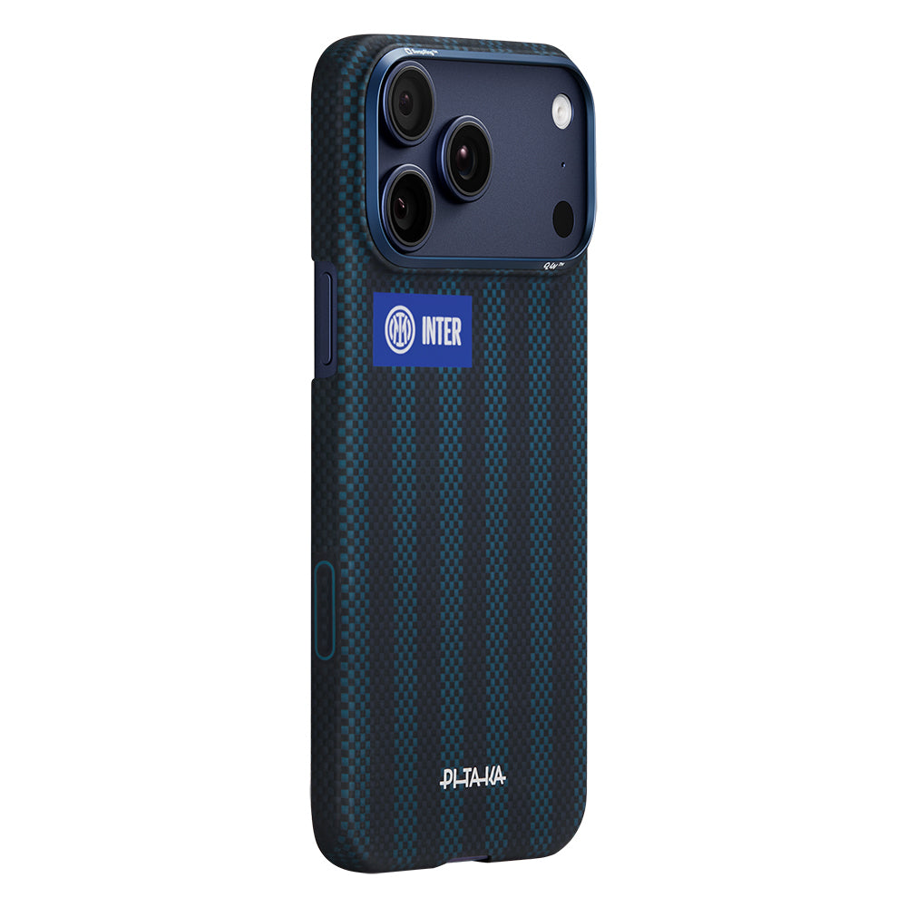 iPhone 17 Pro Max Kılıf M-safe Şarj Özellikli Aramid Karbon Fiber Pitaka İnternazionale Milano Serisi Kılıf