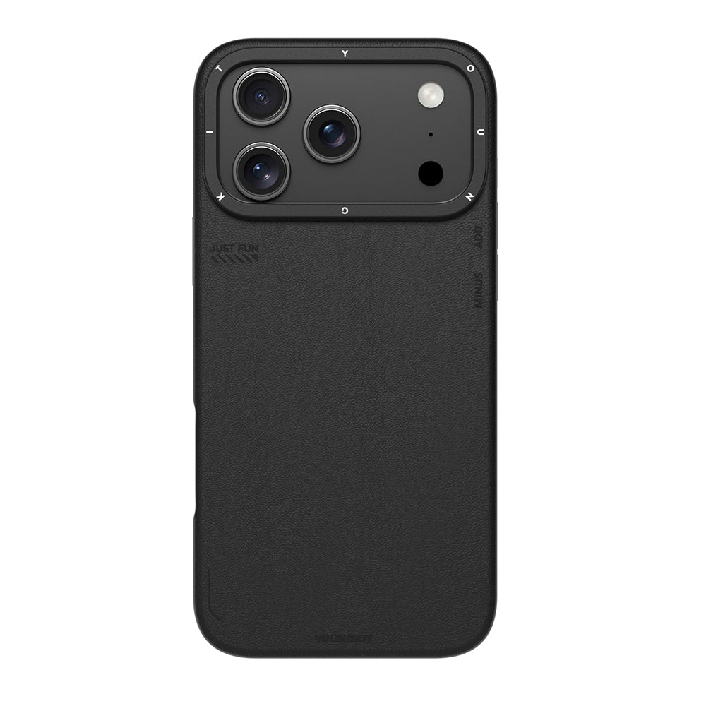 iPhone 17 Pro Max Kılıf M-safe Şarj Özellikli Basit Mat Deri Desenli Youngkit Tech Fashion Serisi Kılıf