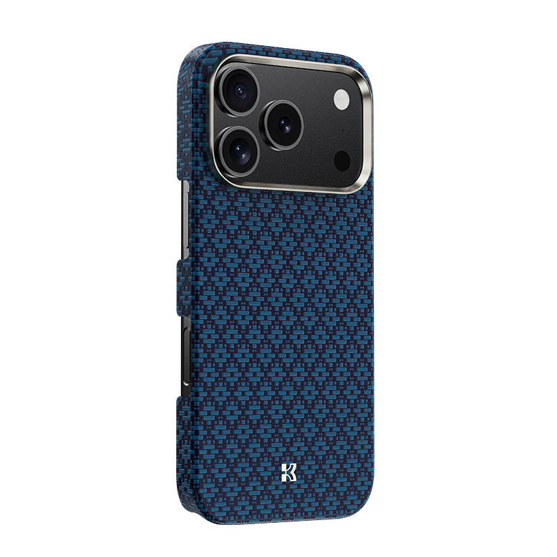 iPhone 17 Pro Max Kılıf M-Safe Şarj Özellikli Benks ArmorAir ArmorGrid Serisi Kevlar Karbon Kılıf