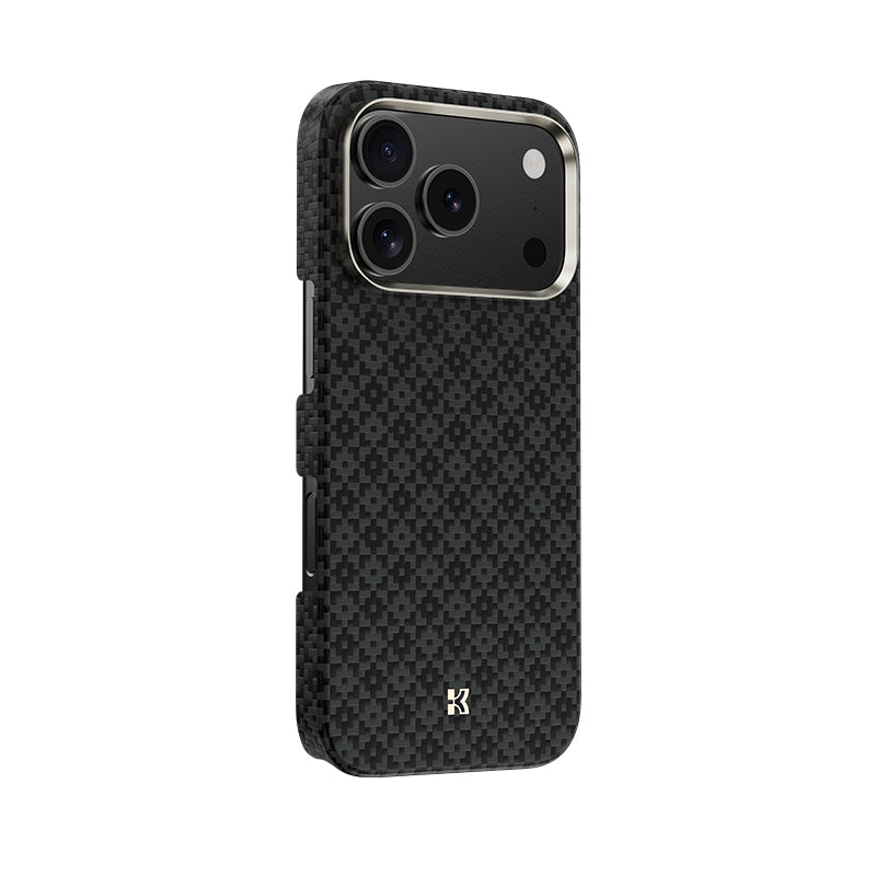 iPhone 17 Pro Max Kılıf M-Safe Şarj Özellikli Benks ArmorAir ArmorGrid Serisi Kevlar Karbon Kılıf