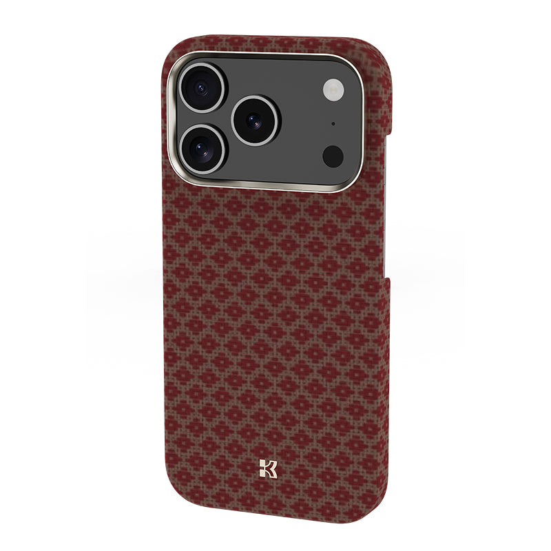 iPhone 17 Pro Max Kılıf M-Safe Şarj Özellikli Benks ArmorAir ArmorGrid Serisi Kevlar Karbon Kılıf