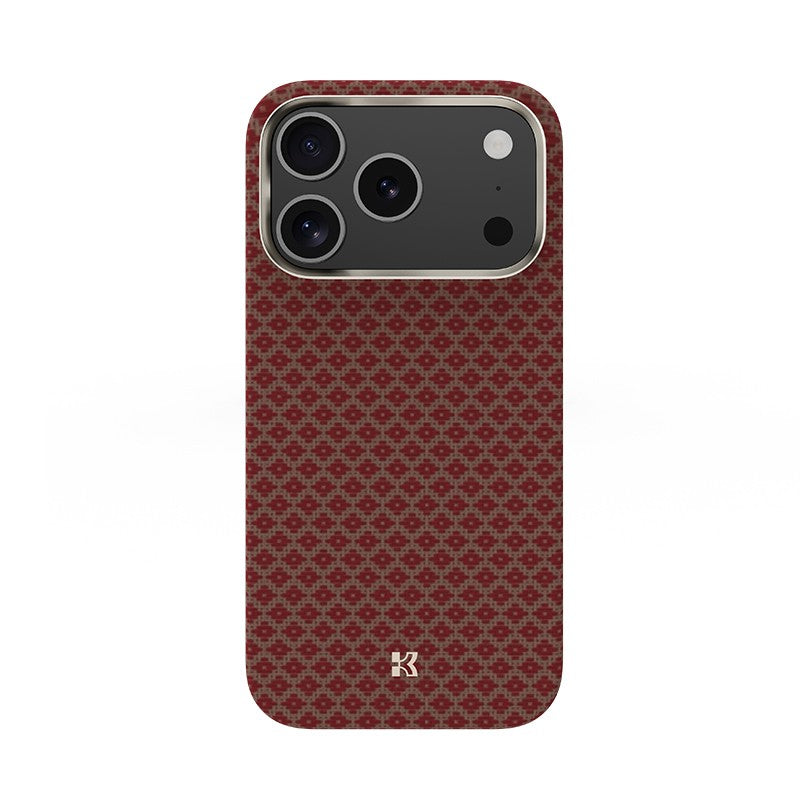 iPhone 17 Pro Max Kılıf M-Safe Şarj Özellikli Benks ArmorAir ArmorGrid Serisi Kevlar Karbon Kılıf
