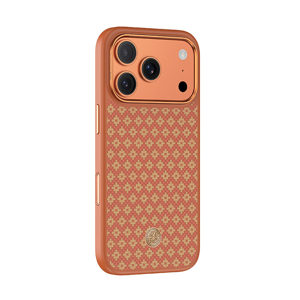 iPhone 17 Pro Max Kılıf M-Safe Şarj Özellikli Benks ArmorPro ArmorGrid Serisi Kevlar Karbon Kılıf