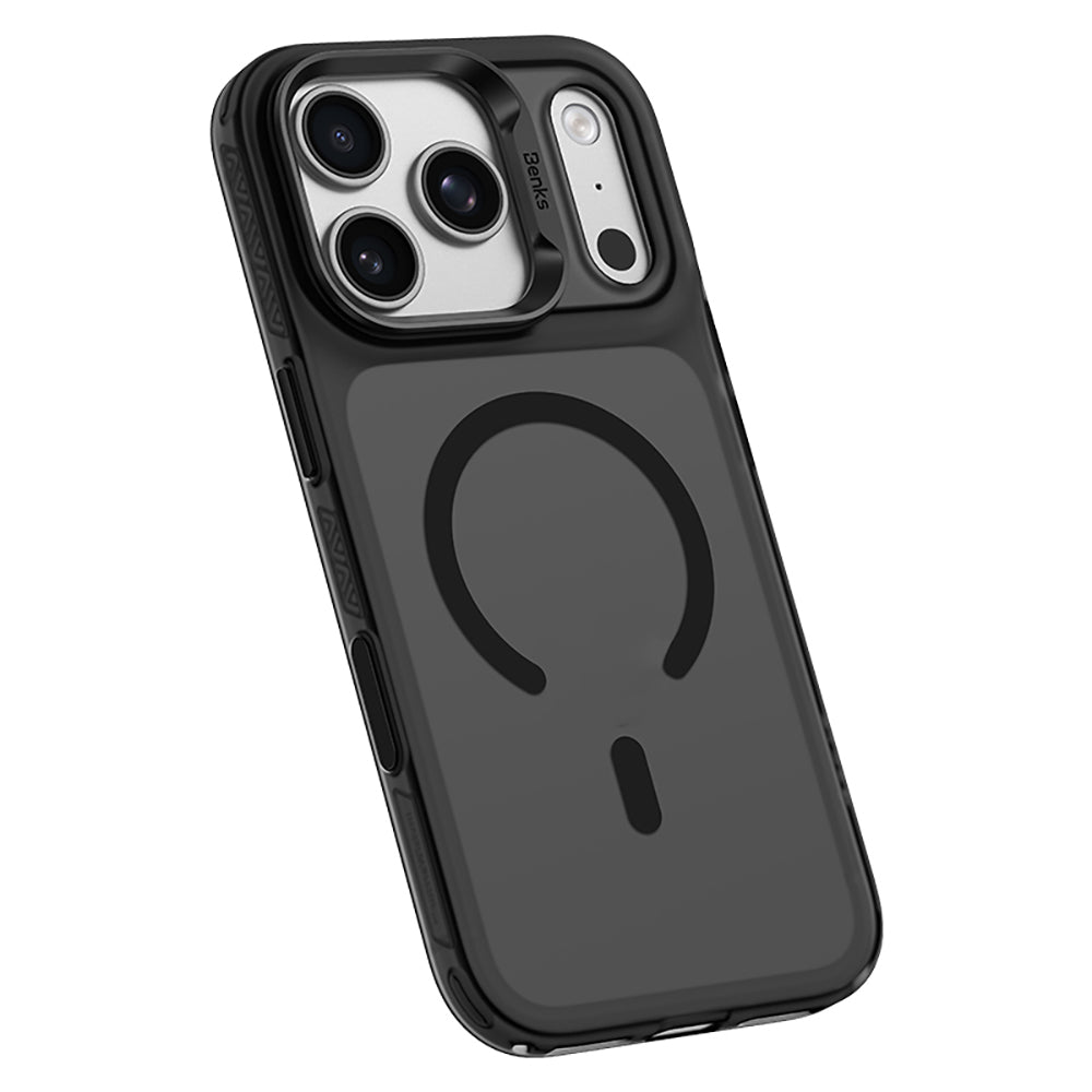 iPhone 17 Pro Max Kılıf M-Safe Şarj Özellikli Benks C-Magnet Lucid Armor Kılıf