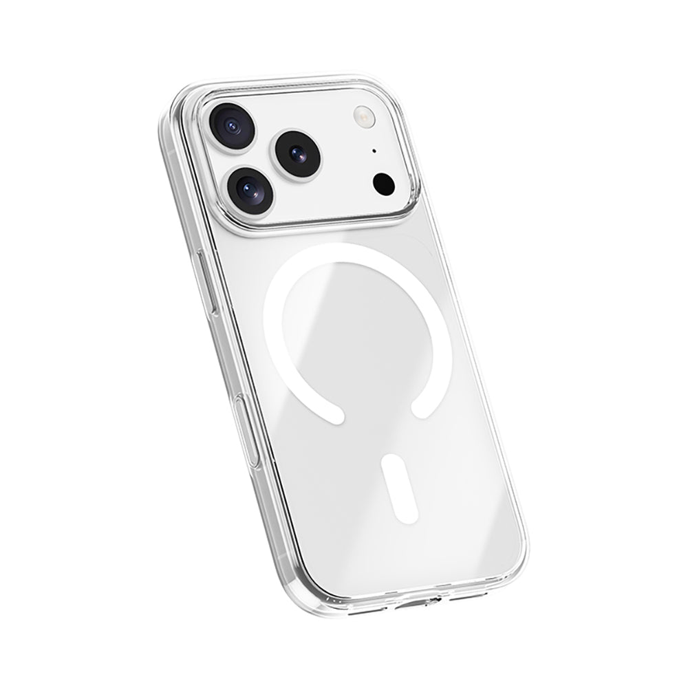 iPhone 17 Pro Max Kılıf M-safe Şarj Özellikli Benks Crystal Serisi Şeffaf Kılıf