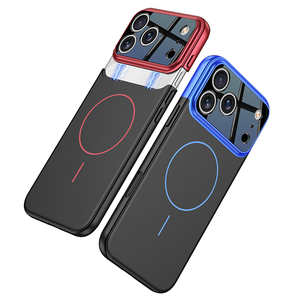 iPhone 17 Pro Max Kılıf M-safe Şarj Özellikli Çift Parçalı Zore Napoli Kılıf