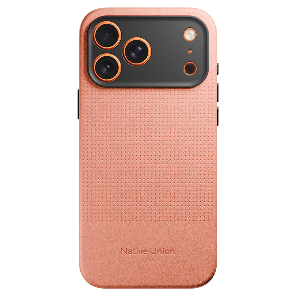 iPhone 17 Pro Max Kılıf M-safe Şarj Özellikli Deri Dokulu Native Union 2025 Active Serisi Kılıf