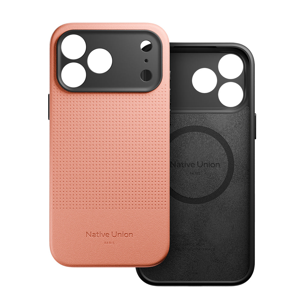 iPhone 17 Pro Max Kılıf M-safe Şarj Özellikli Deri Dokulu Native Union 2025 Active Serisi Kılıf