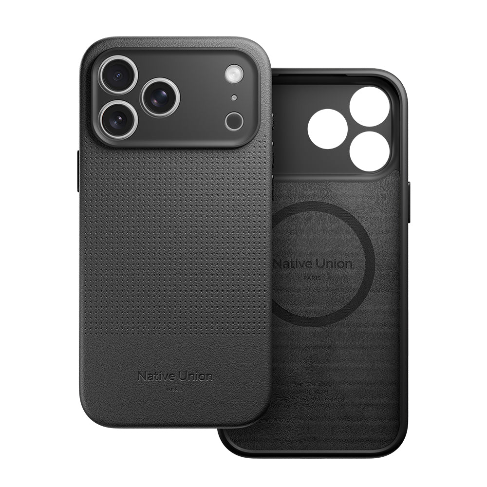 iPhone 17 Pro Max Kılıf M-safe Şarj Özellikli Deri Dokulu Native Union 2025 Active Serisi Kılıf