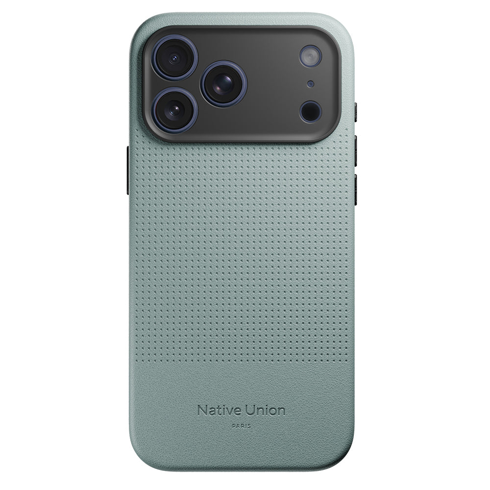 iPhone 17 Pro Max Kılıf M-safe Şarj Özellikli Deri Dokulu Native Union 2025 Active Serisi Kılıf