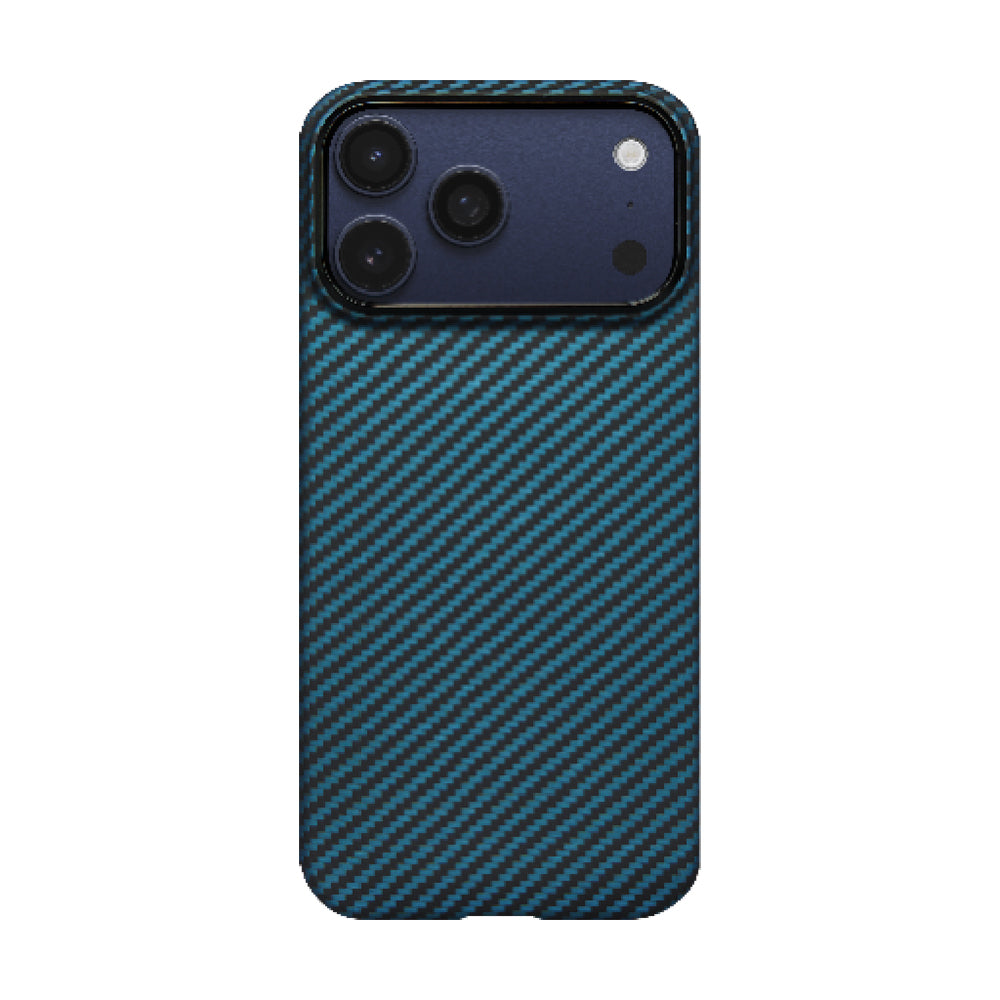 iPhone 17 Pro Max Kılıf M-Safe Şarj Özellikli Kamera Kontrol Butonlu Aramid Karbon Fiber Pitaka Ultra-Slim Kılıf