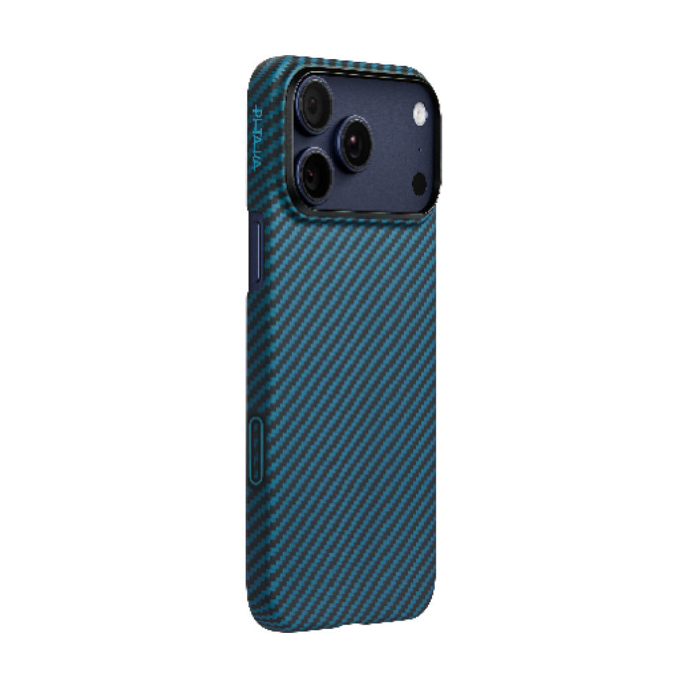iPhone 17 Pro Max Kılıf M-Safe Şarj Özellikli Kamera Kontrol Butonlu Aramid Karbon Fiber Pitaka Ultra-Slim Kılıf