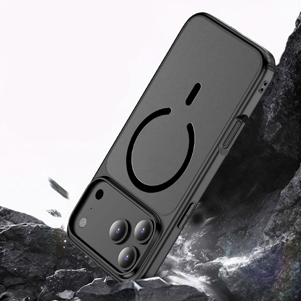 iPhone 17 Pro Max Kılıf M-safe Şarj Özellikli Mat Arka Yüzey Wlons Lola Kılıf