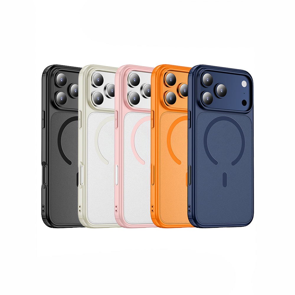 iPhone 17 Pro Max Kılıf M-safe Şarj Özellikli Mat Arka Yüzey Wlons Lola Kılıf