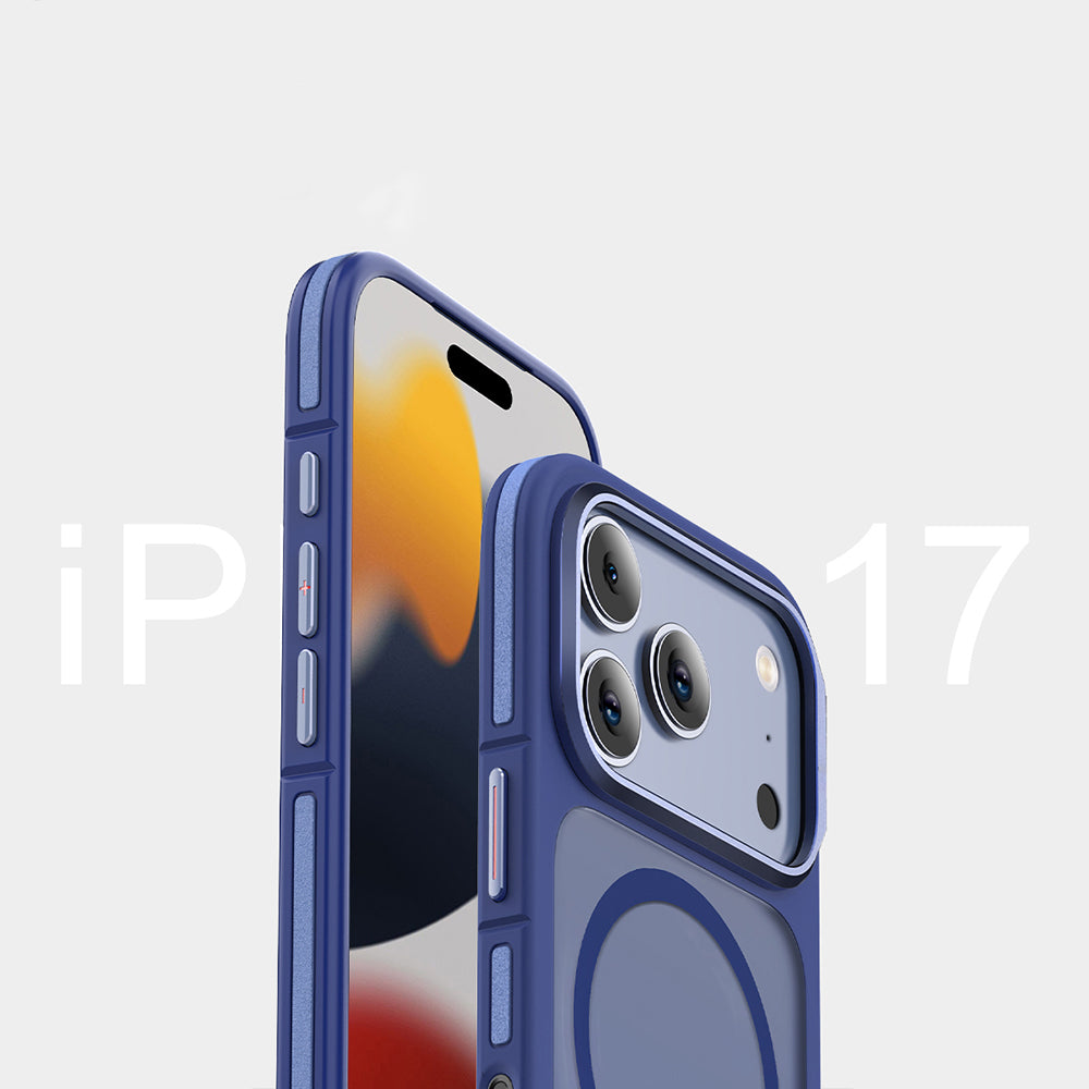 iPhone 17 Pro Max Kılıf M-safe Şarj Özellikli Mat Görünümlü Wlons Vevo Kılıf