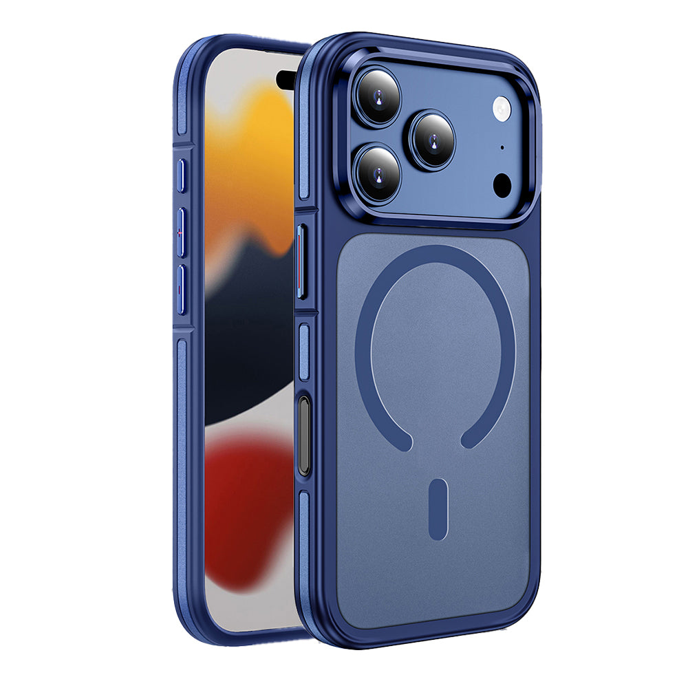 iPhone 17 Pro Max Kılıf M-safe Şarj Özellikli Mat Görünümlü Wlons Vevo Kılıf